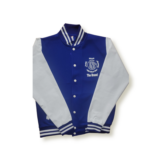 Blue Varsity Baseball Bomber Jacket