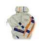 Cream & Orange Windbreaker Set