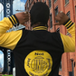 Black Varsity Baseball Bomber Jacket