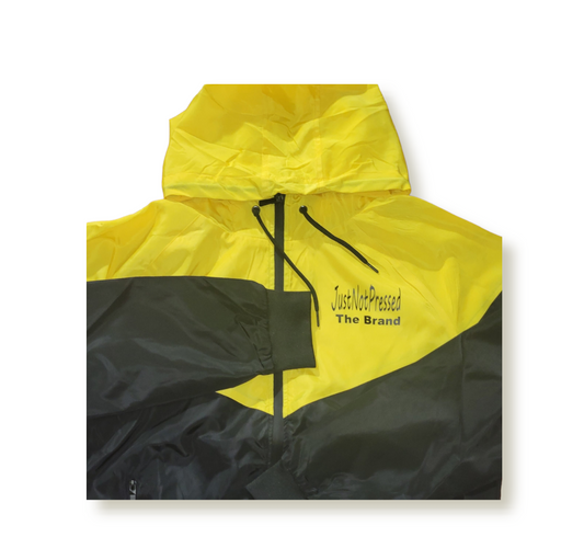 Yellow & Black Windbreaker Jacket