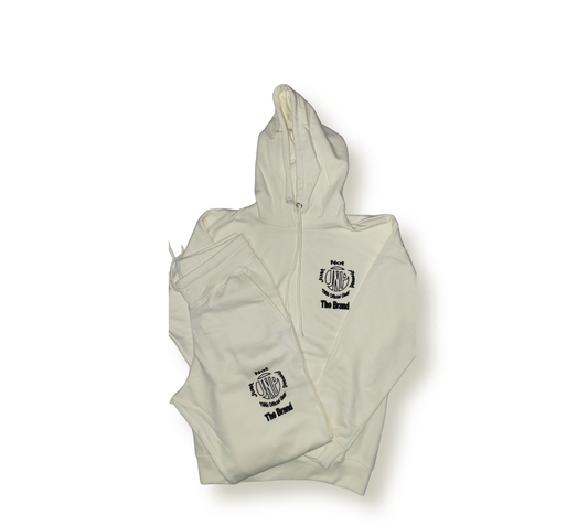 Cream Hoodie Set